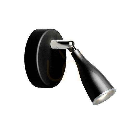 Kontrola Nástěnná lampa V-TAC 4,5W LED černá VT-805 4000K 420lm Záruka 3 roky