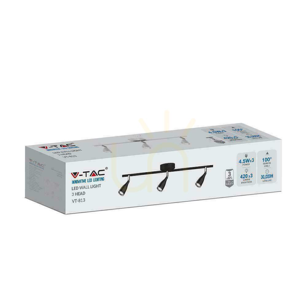 Zobrazit V-TAC 13,5W LED stropní svítidlo White VT-813 3000K 1260lm 3 roky záruka V-TAC 13,5W LED stropní svítidlo White VT-813 3000K 1260lm 3 roky záruka