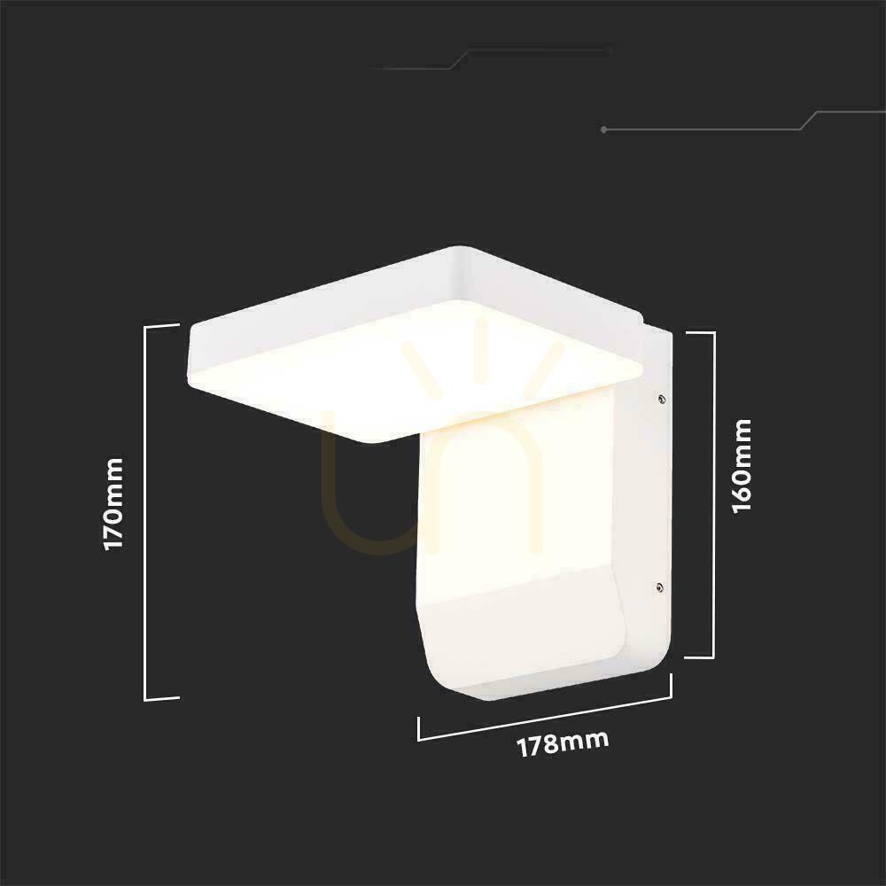 Kontrola V-TAC 17W LED projekční fasádní svítidlo bílé IP65 VT-11020 3000K 2580lm. V-TAC 17W LED projekční fasádní svítidlo bílé IP65 VT-11020 3000K 2580lm.