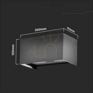 V-TAC 24W LED nástěnné svítidlo Top Bottom IP65 Grey VT-8125 3000K 2720lm 6 V-TAC 24W LED nástěnné svítidlo Top Bottom IP65 Grey VT-8125 3000K 2720lm small 6