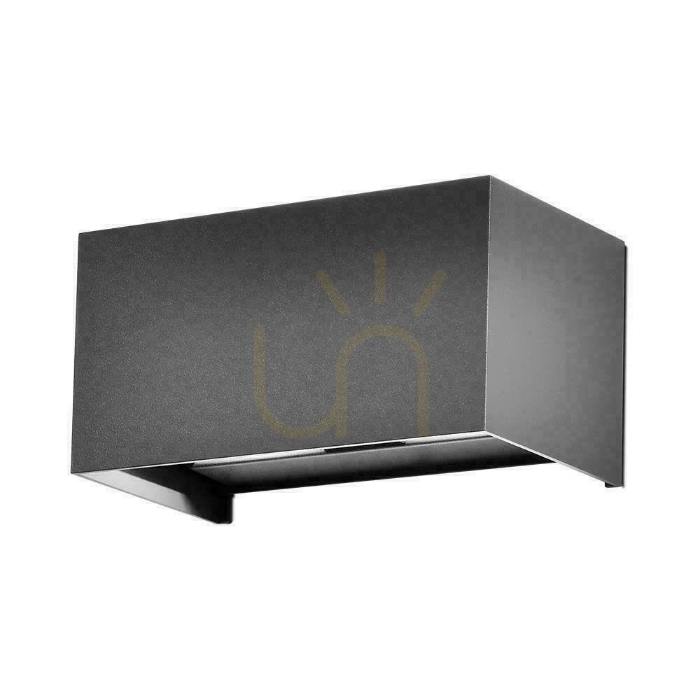 Kontrola V-TAC 24W LED nástěnné svítidlo Top Bottom IP65 Grey VT-8125 3000K 2720lm V-TAC 24W LED nástěnné svítidlo Top Bottom IP65 Grey VT-8125 3000K 2720lm