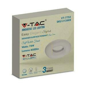 V-TAC 80W LED stropní svítidlo Oválná změna barvy 75cm Stmívatelná bílá VT-7752-N 2700K-6400K 7300lm Záruka 3 roky 4 V-TAC 80W LED stropní svítidlo Oválná změna barvy 75cm Stmívatelná bílá VT-7752-N 2700K-6400K 7300lm Záruka 3 roky small 4