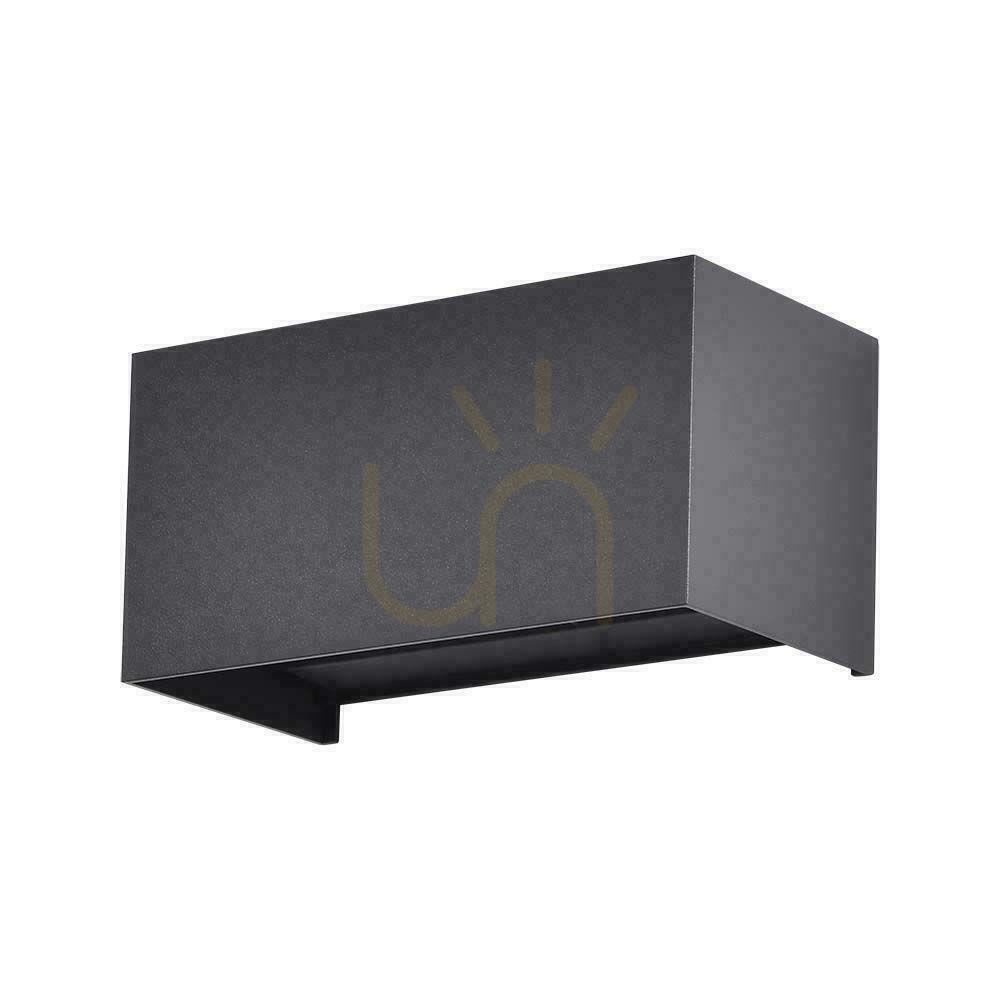 Kontrola V-TAC 24W LED nástěnné svítidlo Top Bottom IP65 černé VT-8125-B-N 4000K 2720lm. V-TAC 24W LED nástěnné svítidlo Top Bottom IP65 černé VT-8125-B-N 4000K 2720lm.