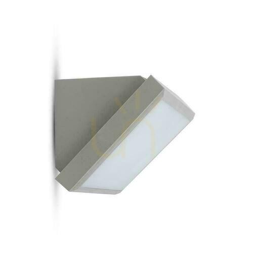 Kontrola Venkovní nástěnné svítidlo V-TAC VT-8055-N 20W LED 2050lm 6400K IP65 šikmé šedé