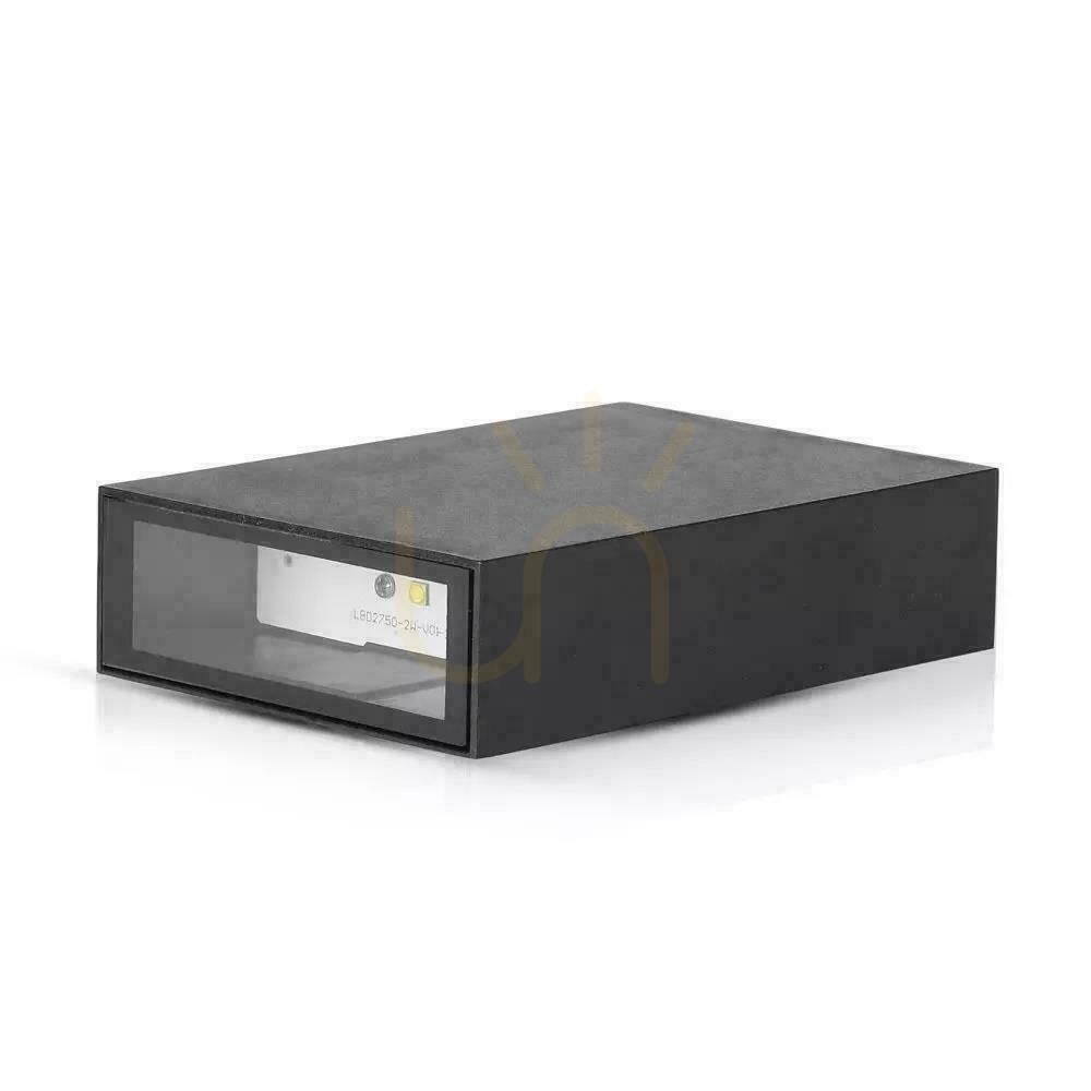 Pohled Nástěnné svítidlo Top Down V-TAC 4W LED černá IP65 VT-844-B-N 3000K 400lm Nástěnné svítidlo Top Down V-TAC 4W LED černá IP65 VT-844-B-N 3000K 400lm
