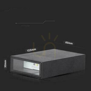 Venkovní nástěnné LED svítidlo V-TAC VT-844-B-N 4W 400 lm 6400K IP65 černé small 4