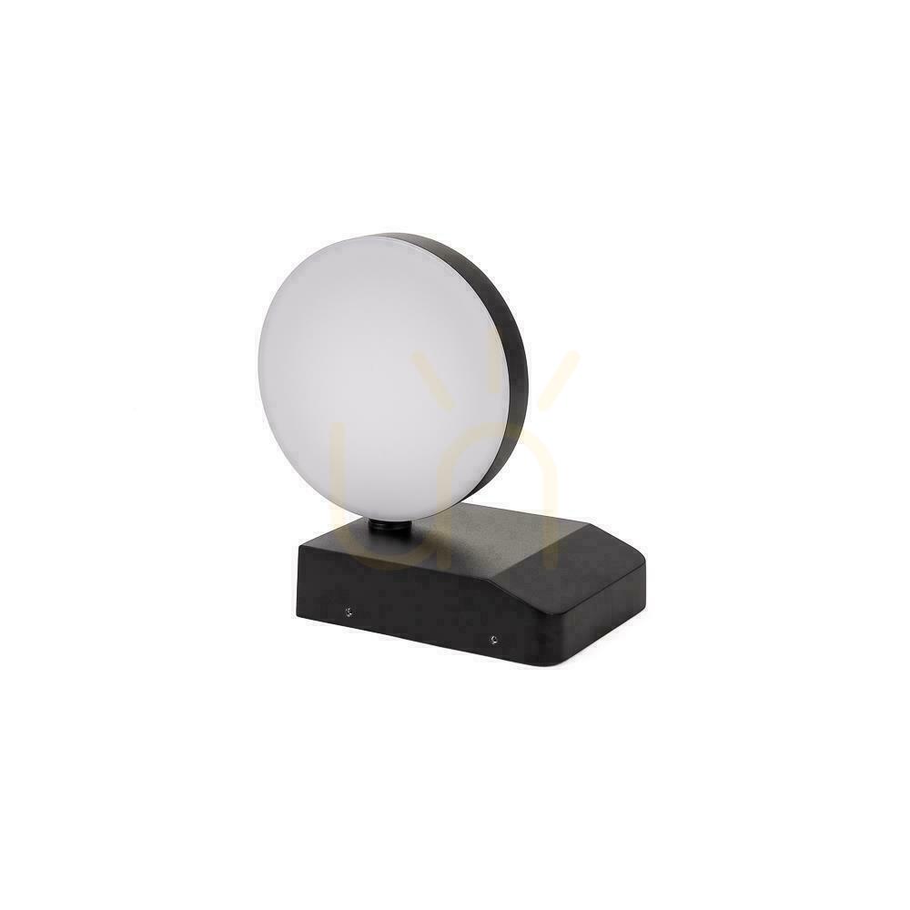 Pohled V-TAC 17W LED projekční fasádní svítidlo kulaté černé IP65 VT-11020 3000K 2520lm. V-TAC 17W LED projekční fasádní svítidlo kulaté černé IP65 VT-11020 3000K 2520lm.