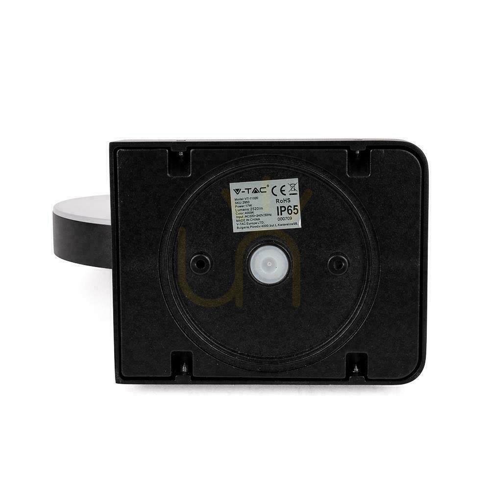 Zobrazit V-TAC 17W LED projekční fasádní svítidlo kulaté černé IP65 VT-11020 3000K 2520lm. V-TAC 17W LED projekční fasádní svítidlo kulaté černé IP65 VT-11020 3000K 2520lm.