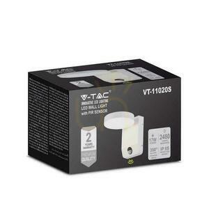 Projekční fasádní svítidlo V-TAC 17W LED Motion Sensor Round White IP65 VT-11020S 4000K 2520lm 5 Projekční fasádní svítidlo V-TAC 17W LED Motion Sensor Round White IP65 VT-11020S 4000K 2520lm small 5