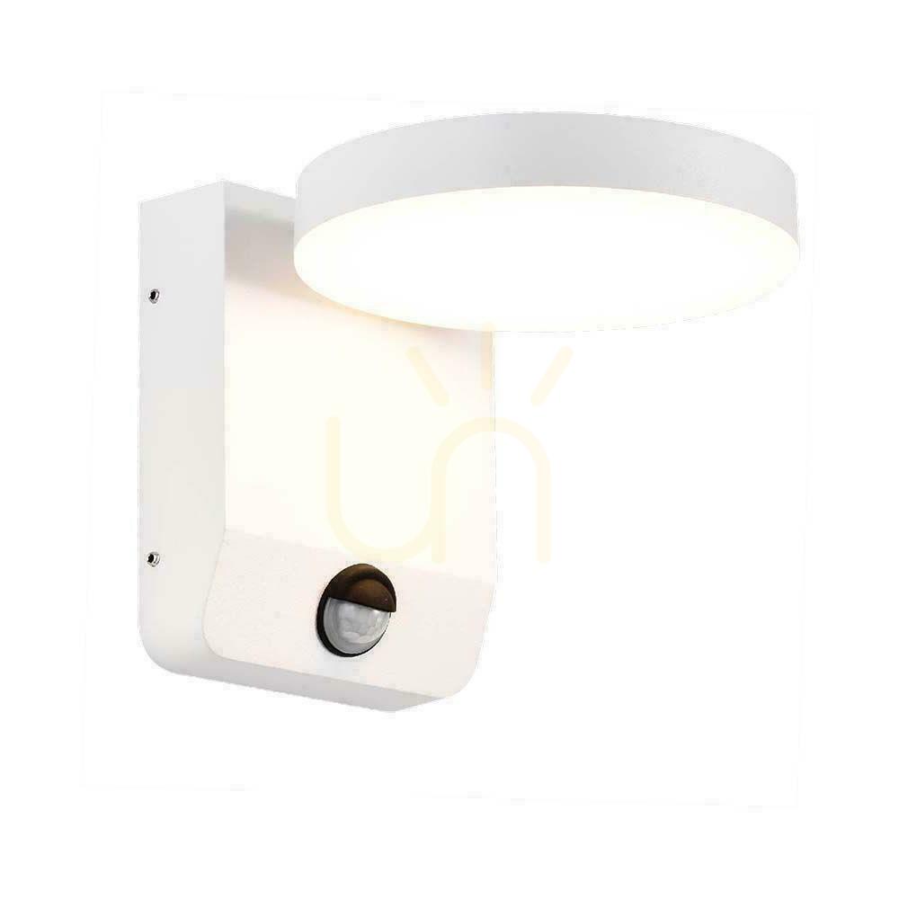 Kontrola Projekční fasádní svítidlo V-TAC 17W LED Motion Sensor Round White IP65 VT-11020S 4000K 2520lm Projekční fasádní svítidlo V-TAC 17W LED Motion Sensor Round White IP65 VT-11020S 4000K 2520lm