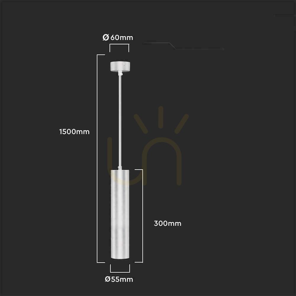 Kontrola Závěsné svítidlo V-TAC GU10 černé hliníkové 55x300 mm VT-976-300-B, záruka 3 roky Závěsné svítidlo V-TAC GU10 černé hliníkové 55x300 mm VT-976-300-B, záruka 3 roky