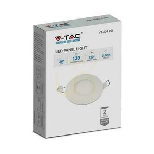 LED panel V-TAC Premium Downlight 3W Round fi84 VT-307 6000K 130lm 3 LED panel V-TAC Premium Downlight 3W Round fi84 VT-307 6000K 130lm small 3