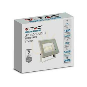 V-TAC 20W SMD F-CLASS White VT-4924-W 6500K 1650lm LED projektor. small 3