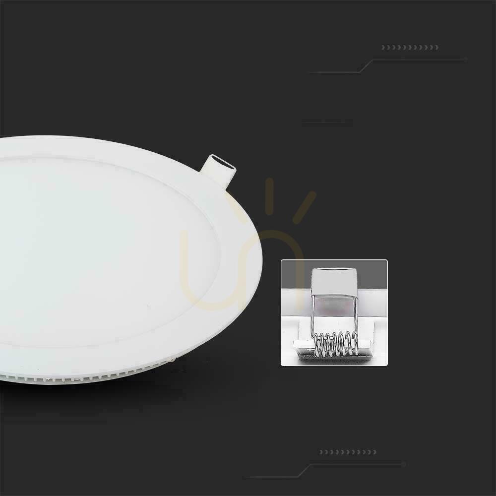 Pohled V-TAC Premium LED Downlight Panel 22W Round fi240 VT-2207RD-N 4000K 2265lm. V-TAC Premium LED Downlight Panel 22W Round fi240 VT-2207RD-N 4000K 2265lm.