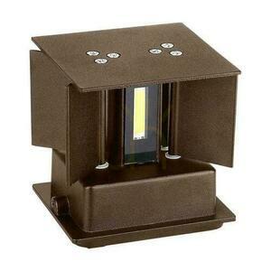 V-TAC 11W LED nástěnné svítidlo nahoře dole nastavitelné bronzový Corten Square IP65 VT-759-12 3000K 1360lm 10 V-TAC 11W LED nástěnné svítidlo nahoře dole nastavitelné bronzový Corten Square IP65 VT-759-12 3000K 1360lm small 10