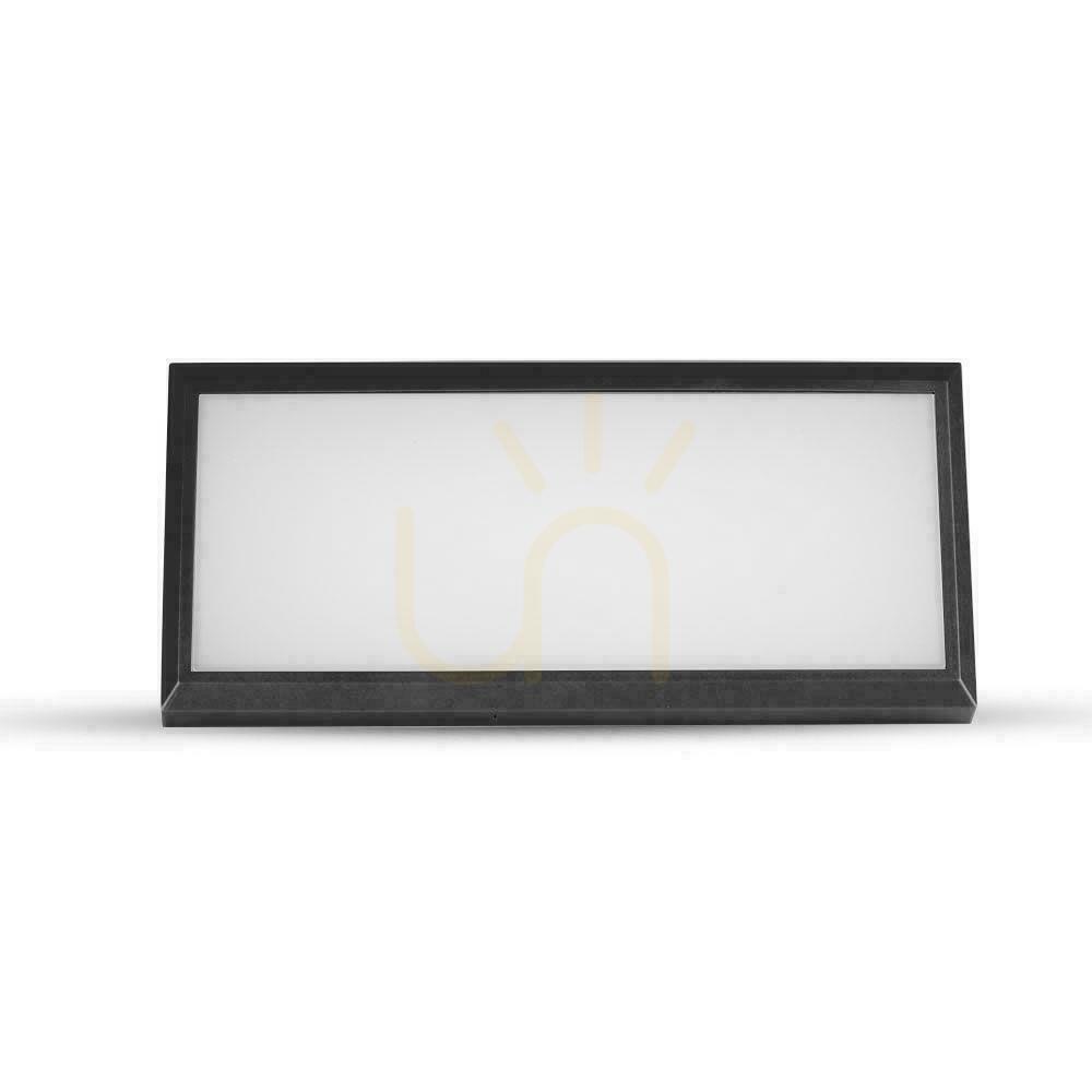 Zobrazit V-TAC 12W LED zkosené nástěnné svítidlo černé IP65 VT-8054 4000K 1250lm. V-TAC 12W LED zkosené nástěnné svítidlo černé IP65 VT-8054 4000K 1250lm.