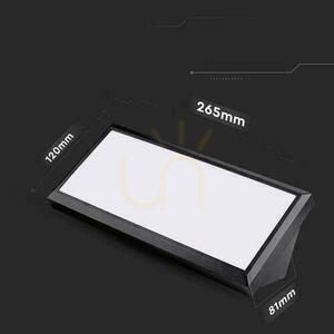 V-TAC 12W LED zkosené nástěnné svítidlo černé IP65 VT-8054 4000K 1250lm. 5 V-TAC 12W LED zkosené nástěnné svítidlo černé IP65 VT-8054 4000K 1250lm. small 5