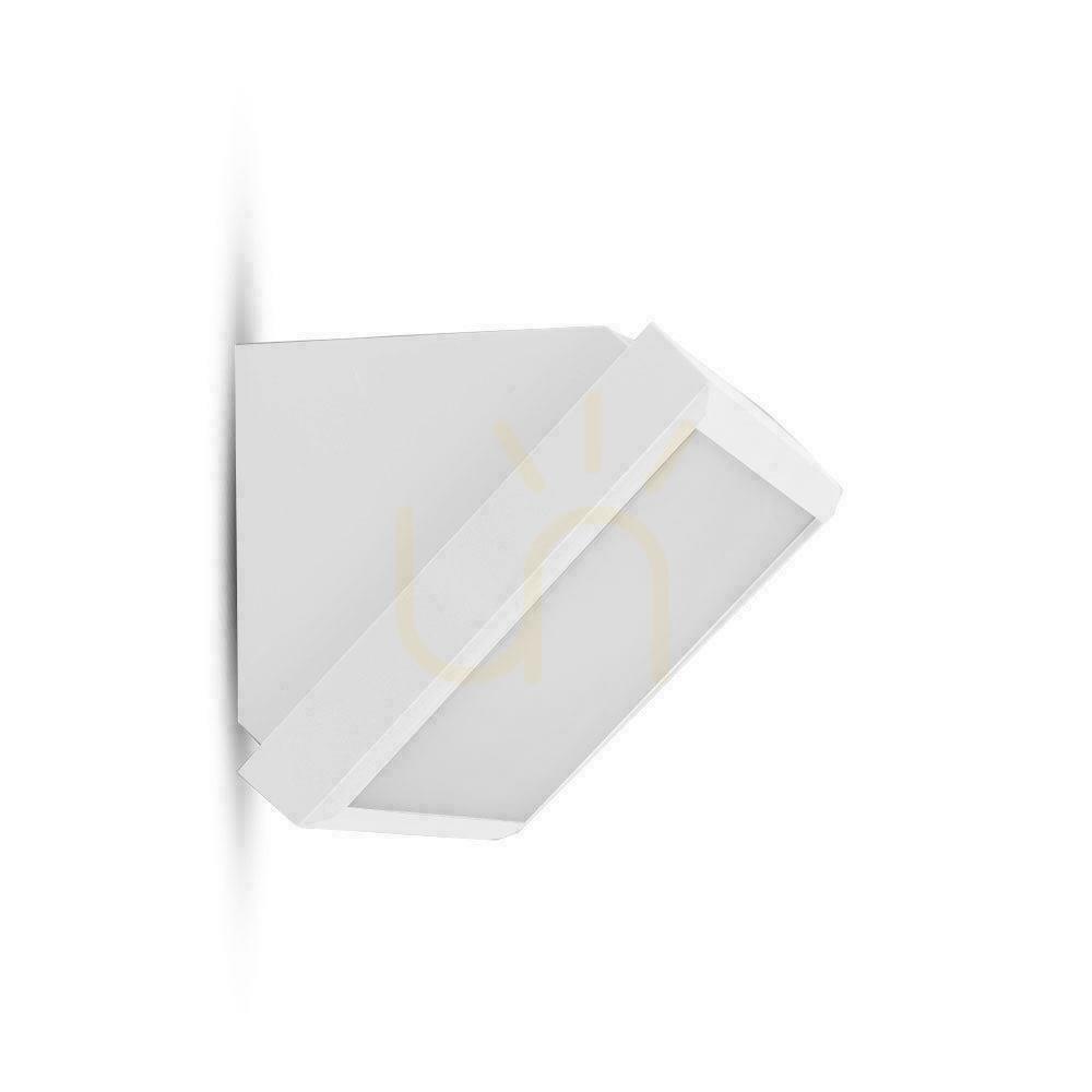 Kontrola V-TAC 20W LED zkosené nástěnné svítidlo bílé IP65 VT-8055 3000K 2045lm. V-TAC 20W LED zkosené nástěnné svítidlo bílé IP65 VT-8055 3000K 2045lm.