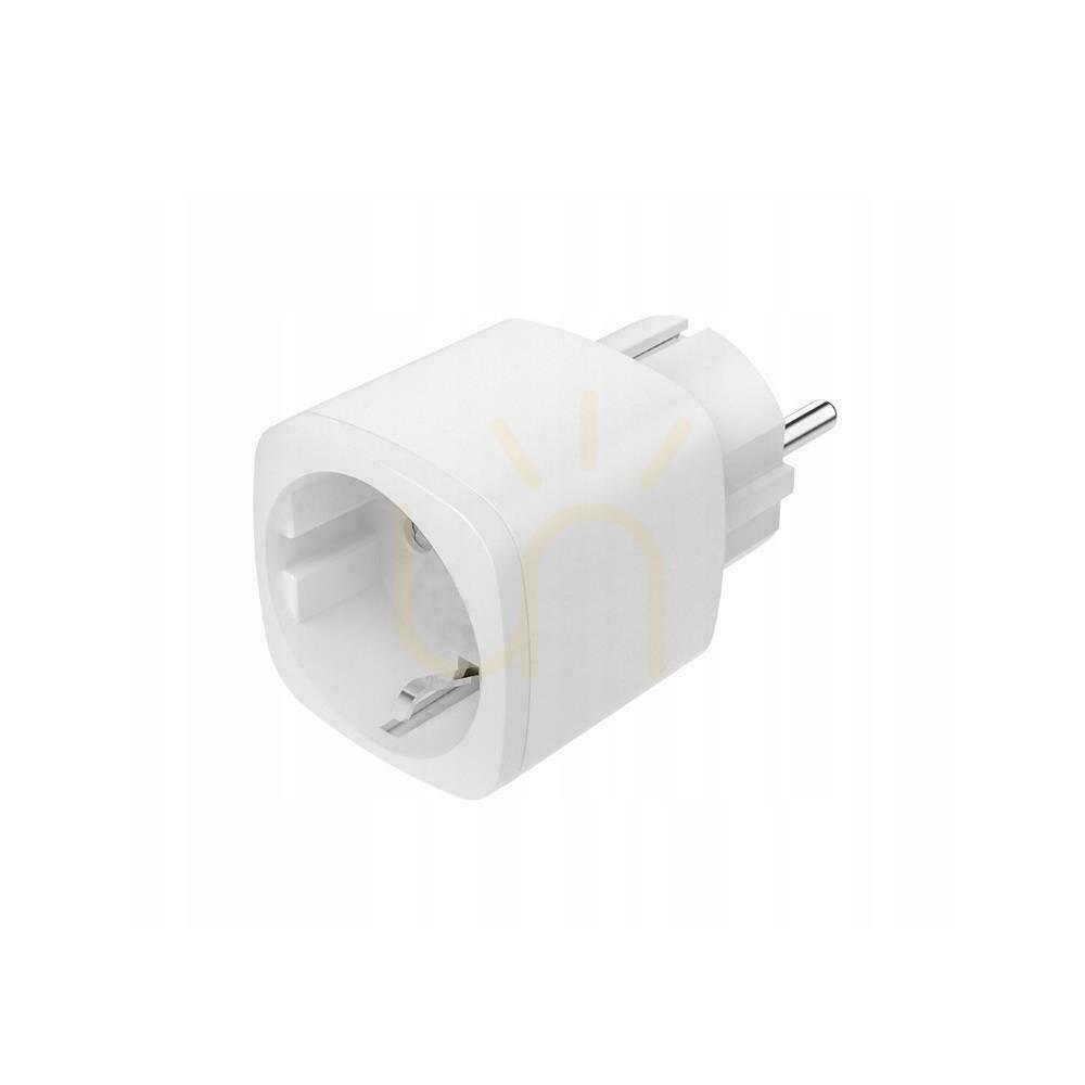 Pohled Chytrá zásuvka V-TAC SMART Plug 16A 3680W WiFi Amazon Alexa Google Home VT-5172. Chytrá zásuvka V-TAC SMART Plug 16A 3680W WiFi Amazon Alexa Google Home VT-5172.