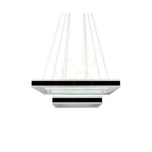 V-TAC 100W měkké světlo lustr závěsné LED svítidlo stmívatelné černé VT-101-2D-B-N 3000K 6300lm 3 roky záruka 1 V-TAC 100W měkké světlo lustr závěsné LED svítidlo stmívatelné černé VT-101-2D-B-N 3000K 6300lm 3 roky záruka small 1