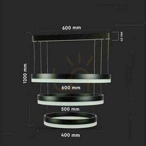 Černé závěsné LED svítidlo V-TAC VT-82-3-B-N 86 W 3000 K 4550 lm small 4