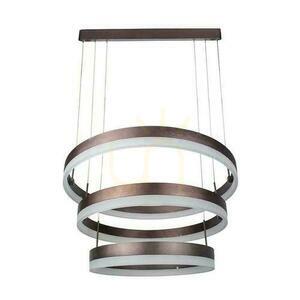 V-TAC 82W měkké světlo lustr závěsné LED svítidlo stmívatelné káva VT-82-3D 3000K 4550lm 3 roky záruka small 0