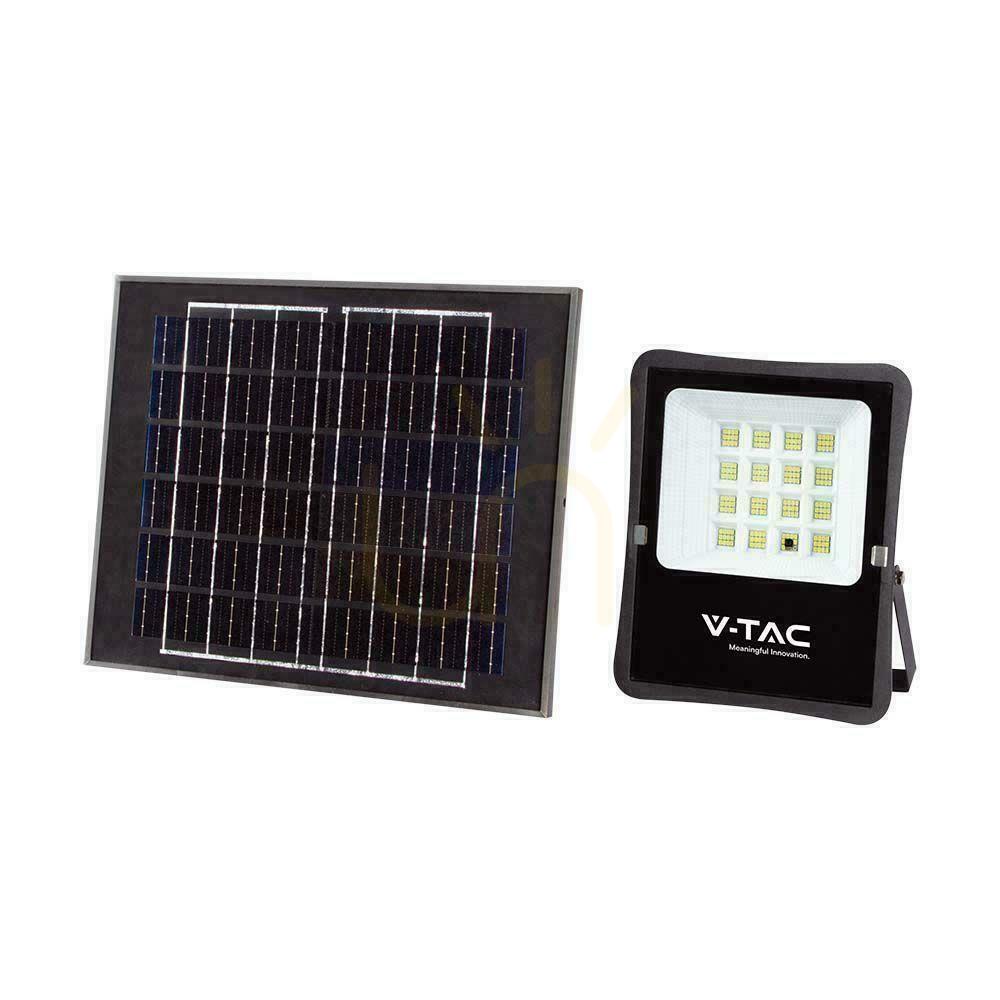 Kontrola V-TAC 16W solární LED projektor Pilot, AUTO, časovač IP65 VT-55200 6400K 1600lm V-TAC 16W solární LED projektor Pilot, AUTO, časovač IP65 VT-55200 6400K 1600lm
