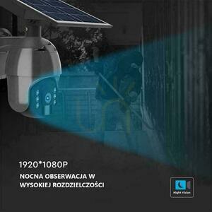 V-TAC WiFi WiFi HD SMART Solar PTZ venkovní kamera černá VT-11024 small 6