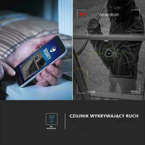 V-TAC WiFi WiFi HD SMART Solar PTZ venkovní kamera černá VT-11024 small 7