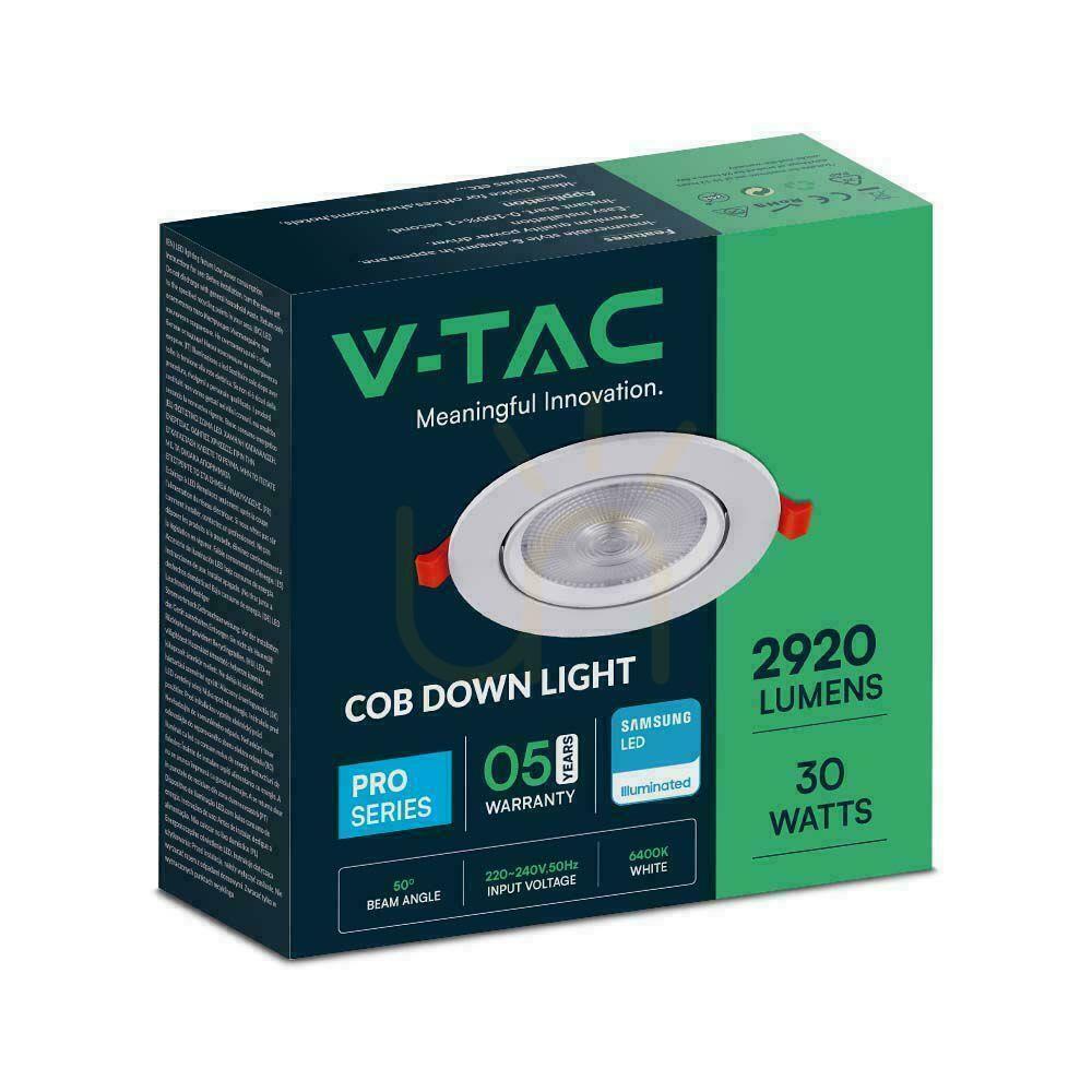 Zobrazit V-TAC LED svítidlo SAMSUNG CHIP 30W Moving VT-2-30 3000K 3040lm 5 let záruka. V-TAC LED svítidlo SAMSUNG CHIP 30W Moving VT-2-30 3000K 3040lm 5 let záruka.