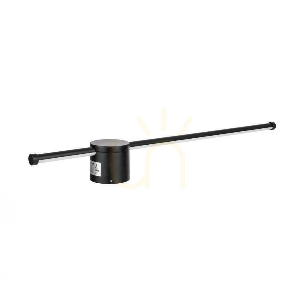 Pohled LED V-TAC 12W IP65 černá 63cm VT-11112 4000K 1590lm Montáž na zeď. LED V-TAC 12W IP65 černá 63cm VT-11112 4000K 1590lm Montáž na zeď.