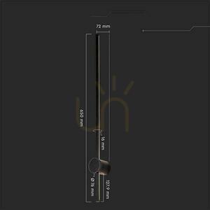 LED V-TAC 12W IP65 černá 63cm VT-11112 4000K 1590lm Montáž na zeď. 5 LED V-TAC 12W IP65 černá 63cm VT-11112 4000K 1590lm Montáž na zeď. small 5