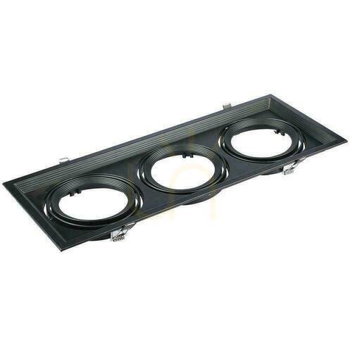 Kontrola Zapuštěné stropní svítidlo 3xAR111 G53 černé V-TAC 35831 VT-7223