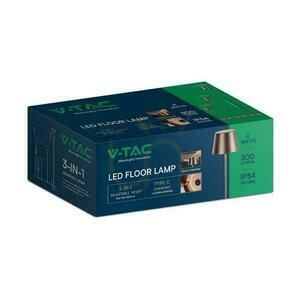 V-TAC 4W LED stojací lampa Bronze Corten IP54 dobíjecí VT-7544-C 3000K 300lm. small 1