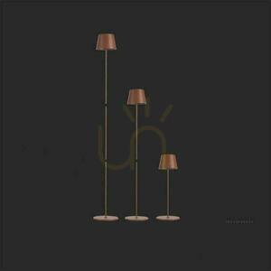 V-TAC 4W LED stojací lampa Bronze Corten IP54 dobíjecí VT-7544-C 3000K 300lm. small 6