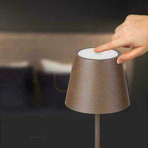V-TAC 4W LED stojací lampa Bronze Corten IP54 dobíjecí VT-7544-C 3000K 300lm. small 7