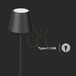 V-TAC 4W LED stojací lampa černá IP54 dobíjecí VT-7544 3000K 300lm. 9 V-TAC 4W LED stojací lampa černá IP54 dobíjecí VT-7544 3000K 300lm. small 9