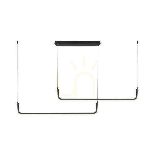 Kontrola V-TAC 24W LED závěsné svítidlo černé VT-7770 4000K 2500lm