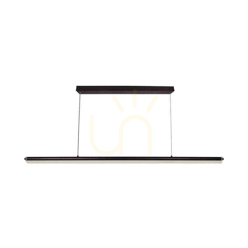 Kontrola V-TAC 23W LED závěsné svítidlo černé 120cm 4000K 2130lm V-TAC 23W LED závěsné svítidlo černé 120cm 4000K 2130lm