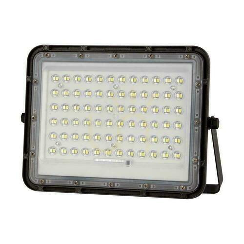 Kontrola Solární LED reflektor V-TAC VT-120W 15 W, 1200 lm, 4000 K, IP65, dálkové ovládání, černý