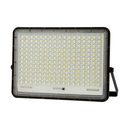 Kontrola V-TAC 30W solární LED projektor s dálkovým ovládáním, AUTO, časovač, IP65 černý VT-240W 4000K 2600lm
