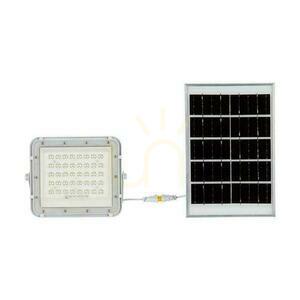 V-TAC 10W solární LED projektor s dálkovým ovládáním, AUTO, časovač, IP65 bílý VT-80W-W 6400K 800lm. 0 V-TAC 10W solární LED projektor s dálkovým ovládáním, AUTO, časovač, IP65 bílý VT-80W-W 6400K 800lm. small 0