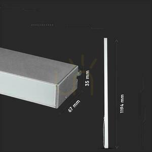 V-TAC LED lineární závěsné svítidlo SAMSUNG CHIP 40W šedé 120cm VT-7-40-S-N 6500K 3300lm 5 let záruka small 6