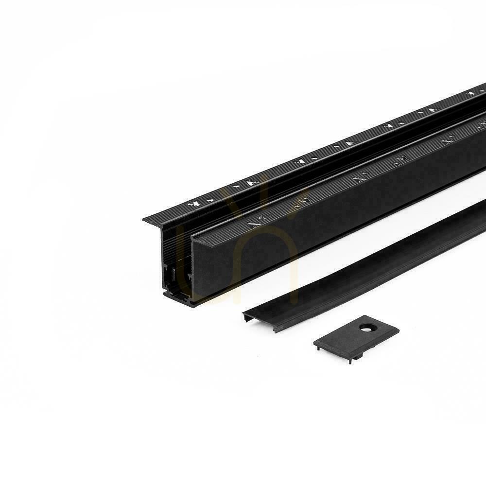 Náhled SMART 48V V-TAC 200cm hliníková lišta pod omítku SMART 48V V-TAC 200cm hliníková černá (včetně rámečku a krytek) SMART 48V V-TAC 200cm hliníková lišta pod omítku SMART 48V V-TAC 200cm hliníková černá (včetně rámečku a krytek)
