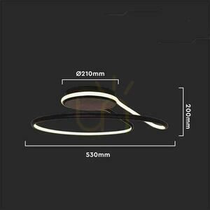 Černé stropní LED svítidlo V-TAC VT-7762 54 W TRIAC 4000 K 5330 lm, SKU 6923 small 1