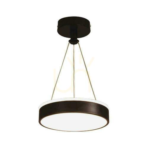 Kontrola Závěsné svítidlo V-TAC VT-7765 černé LED 12 W 4000 K 1280 lm 24 cm