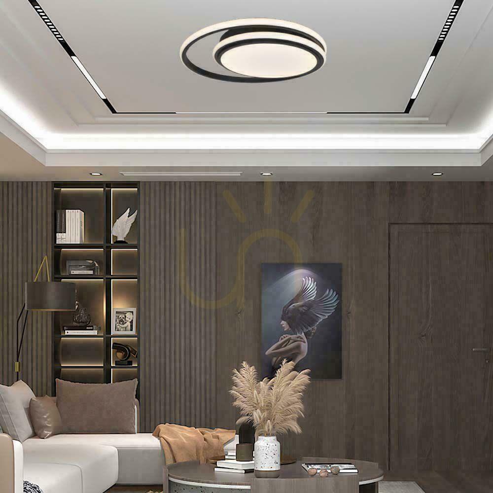 Náhled Přisazené stropní svítidlo V-TAC 24W LED 3v1 černé kulaté fi.30cm VT-7783 4000K 2560lm Přisazené stropní svítidlo V-TAC 24W LED 3v1 černé kulaté fi.30cm VT-7783 4000K 2560lm