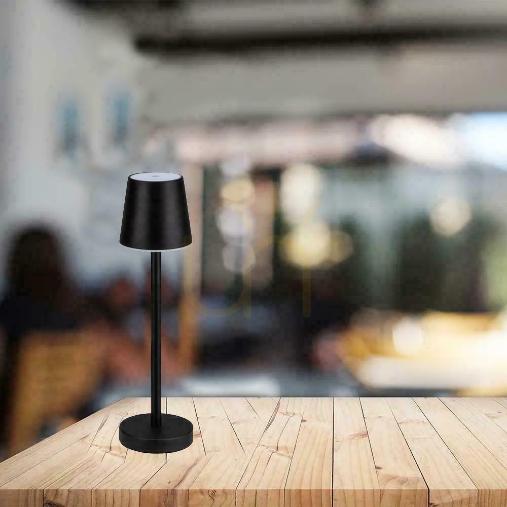 Náhled V-TAC 3W LED nabíjecí stmívatelná stolní lampa černá VT-7703 4000K 70lm. V-TAC 3W LED nabíjecí stmívatelná stolní lampa černá VT-7703 4000K 70lm.