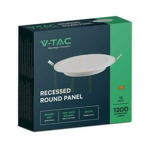 V-TAC Zapuštěné panelové svítidlo LED Premium Downlight 12W Round fi170 VT-61012 6500K 1200lm. small 2
