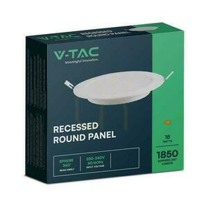 LED panel V-TAC Zapuštěné svítidlo Premium 18W kulaté fi220 VT-61018 6500K 1980lm small 2